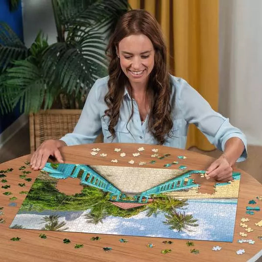 Colorful Bridge in Malaysia 1000 Piece Jigsaw Puzzle by Ravensburger