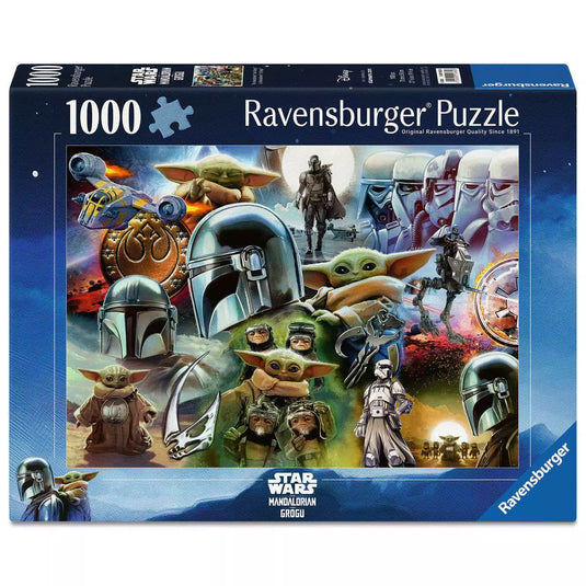 Star Wars Mandalorian and Grogu 1000 Piece Jigsaw Puzzle by Ravensburger