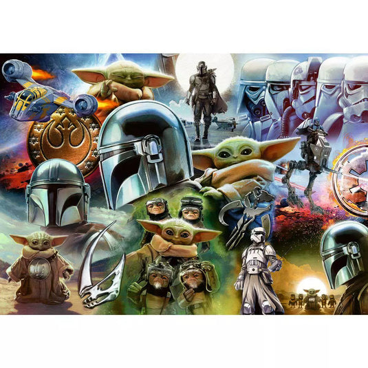 Star Wars Mandalorian and Grogu 1000 Piece Jigsaw Puzzle by Ravensburger