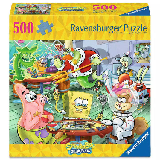 Spongebob Games Night at Krusty Krab 500 Piece Jigsaw Puzzle by Ravensburger