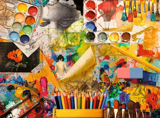 Art Studio 500 Piece Jigsaw Puzzle by Ravensburger