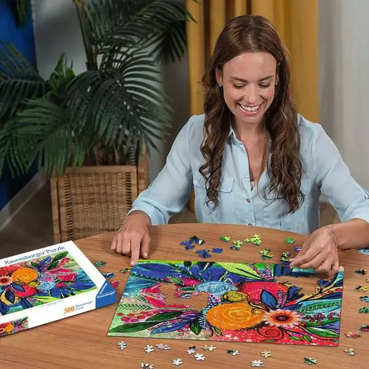 Color Burst 500 Piece Jigsaw Puzzle by Ravensburger