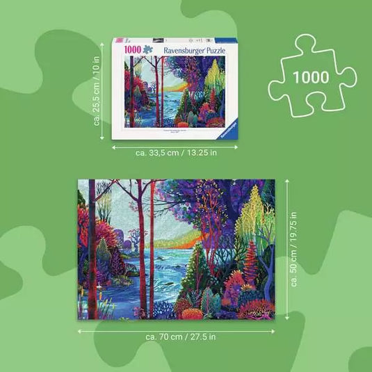 Indigo Forest 1000 Piece Jigsaw Puzzle by Ravensburger
