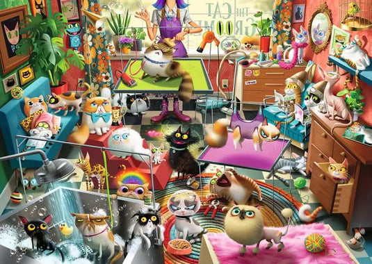 MacAdam: The Cat Groomer 1000 Piece Jigsaw Puzzle by Ravensburger
