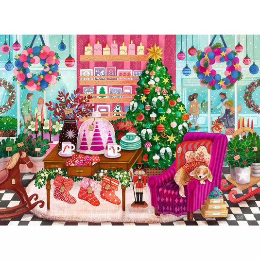 Christmas Boutique 500 Piece Jigsaw Puzzle by Ravensburger