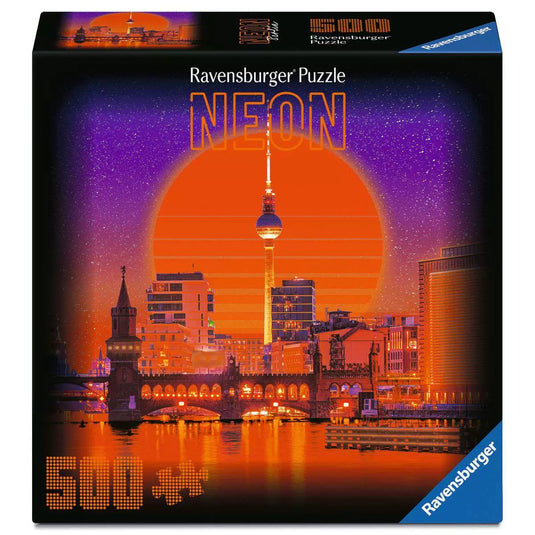 Neon Berlin 500 Piece Jigsaw Puzzle by Ravensburger