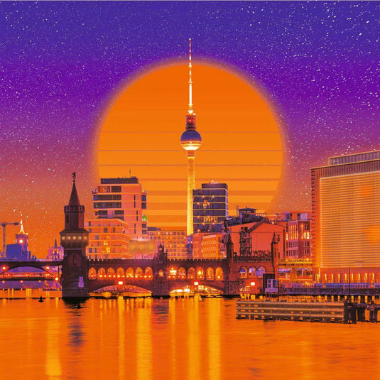 Neon Berlin 500 Piece Jigsaw Puzzle by Ravensburger