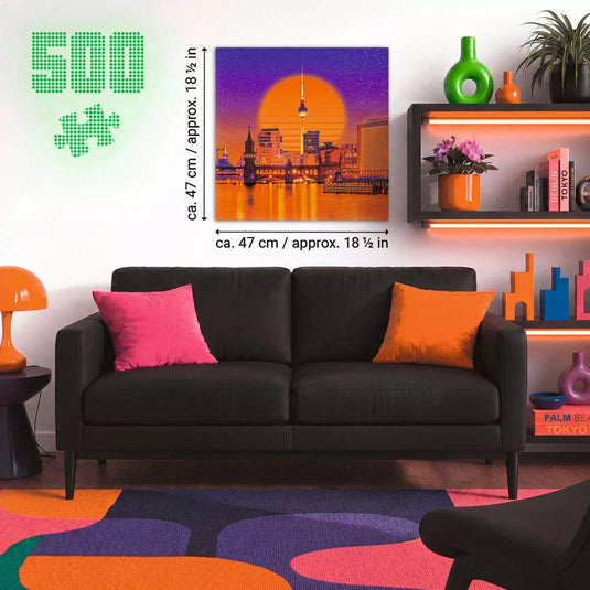 Neon Berlin 500 Piece Jigsaw Puzzle by Ravensburger