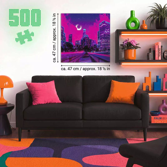 Neon Los Angeles 500 Piece Jigsaw Puzzle by Ravensburger