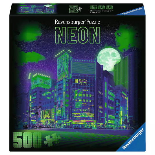 Neon Tokyo 500 Piece Jigsaw Puzzle by Ravensburger