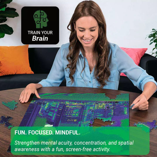 Neon Tokyo 500 Piece Jigsaw Puzzle by Ravensburger