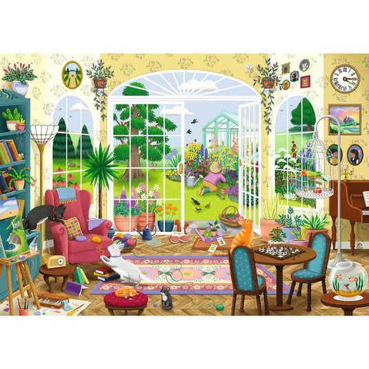 Summer Garden Parlour 1000 Piece Jigsaw Puzzle by Ravensburger