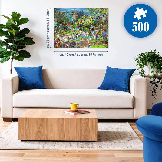 Seaside Allotment 500 Piece Jigsaw Puzzle by Ravensburger