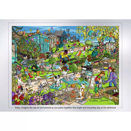 Seaside Allotment 500 Piece Jigsaw Puzzle by Ravensburger