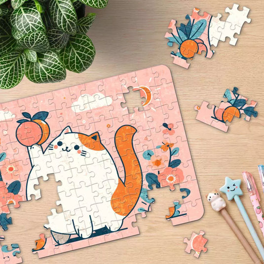 Peach Flavored 100 Piece Jigsaw Puzzle by Ravensburger