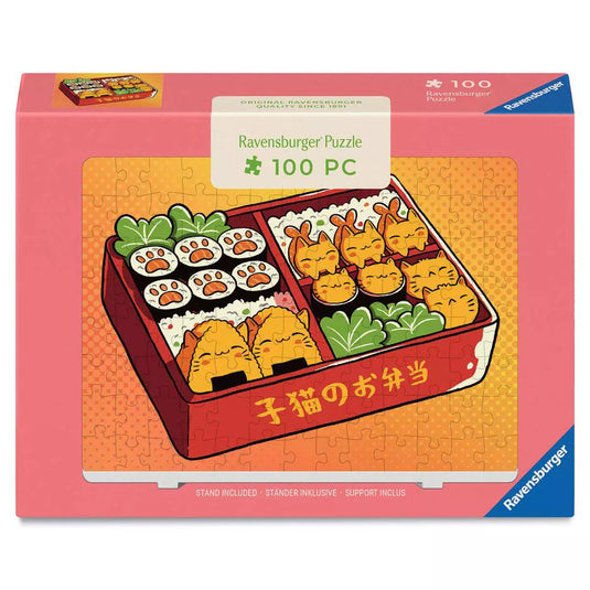 Kawaii Cats Bento 100 Piece Jigsaw Puzzle by Ravensburger