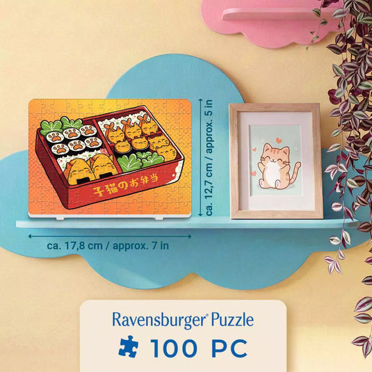 Kawaii Cats Bento 100 Piece Jigsaw Puzzle by Ravensburger