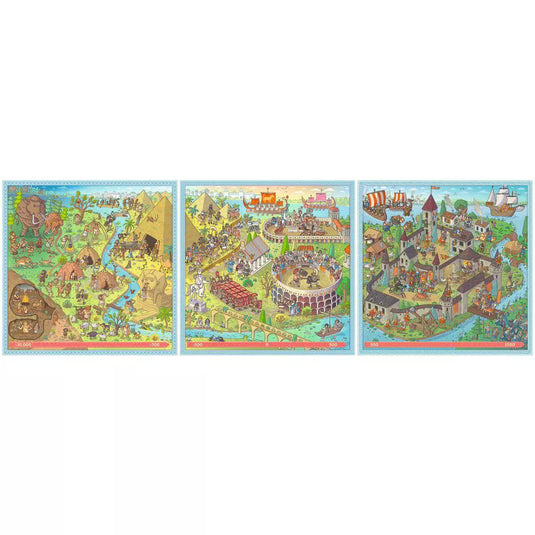 Puzzle Up History 100/121/144 Piece Jigsaw Puzzle by Ravensburger - 2