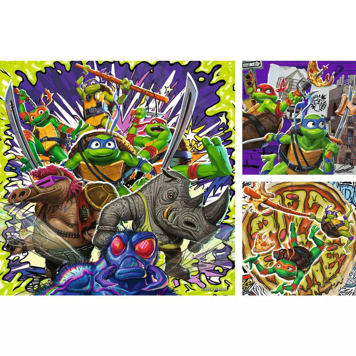 Teenage Mutant Ninja Turtles 3x49 Piece Jigsaw Puzzle by Ravensburger