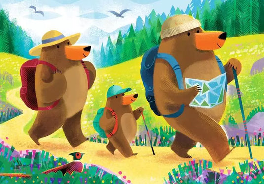 Bear Family Vacations 2x24 Piece Jigsaw Puzzle by Ravensburger