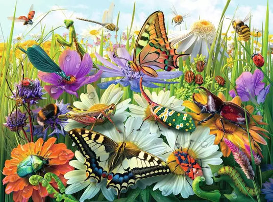 Wonderful World of Insects 100 Piece Jigsaw Puzzle by Ravensburger