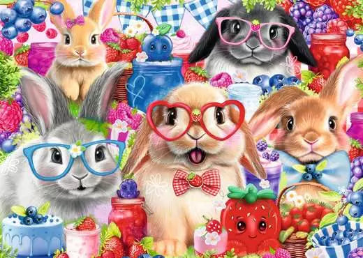 Bunnies & Berries 35 Piece Jigsaw Puzzle by Ravensburger - 2