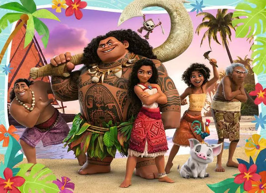 Moana 2 Bumper Pack 4x100pc 100 Piece Jigsaw Puzzle by Ravensburger - 4
