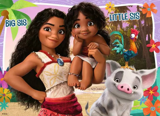 Moana 2 Bumper Pack 4x100pc 100 Piece Jigsaw Puzzle by Ravensburger - 3