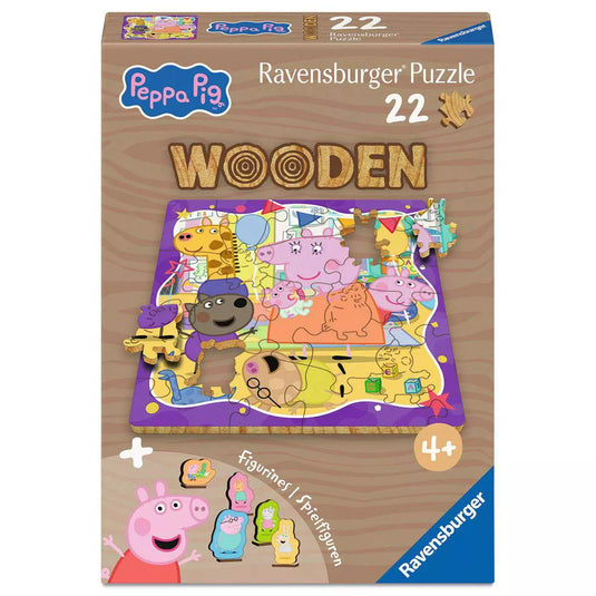 WOOD: Peppa Pig 22 Piece Jigsaw Puzzle by Ravensburger