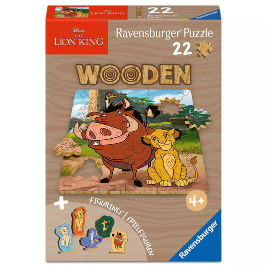 WOOD: Simba's Kingdom 22 Piece Jigsaw Puzzle by Ravensburger