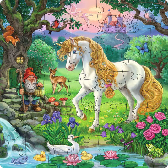 WOOD: Unicorn 44 Piece Jigsaw Puzzle by Ravensburger