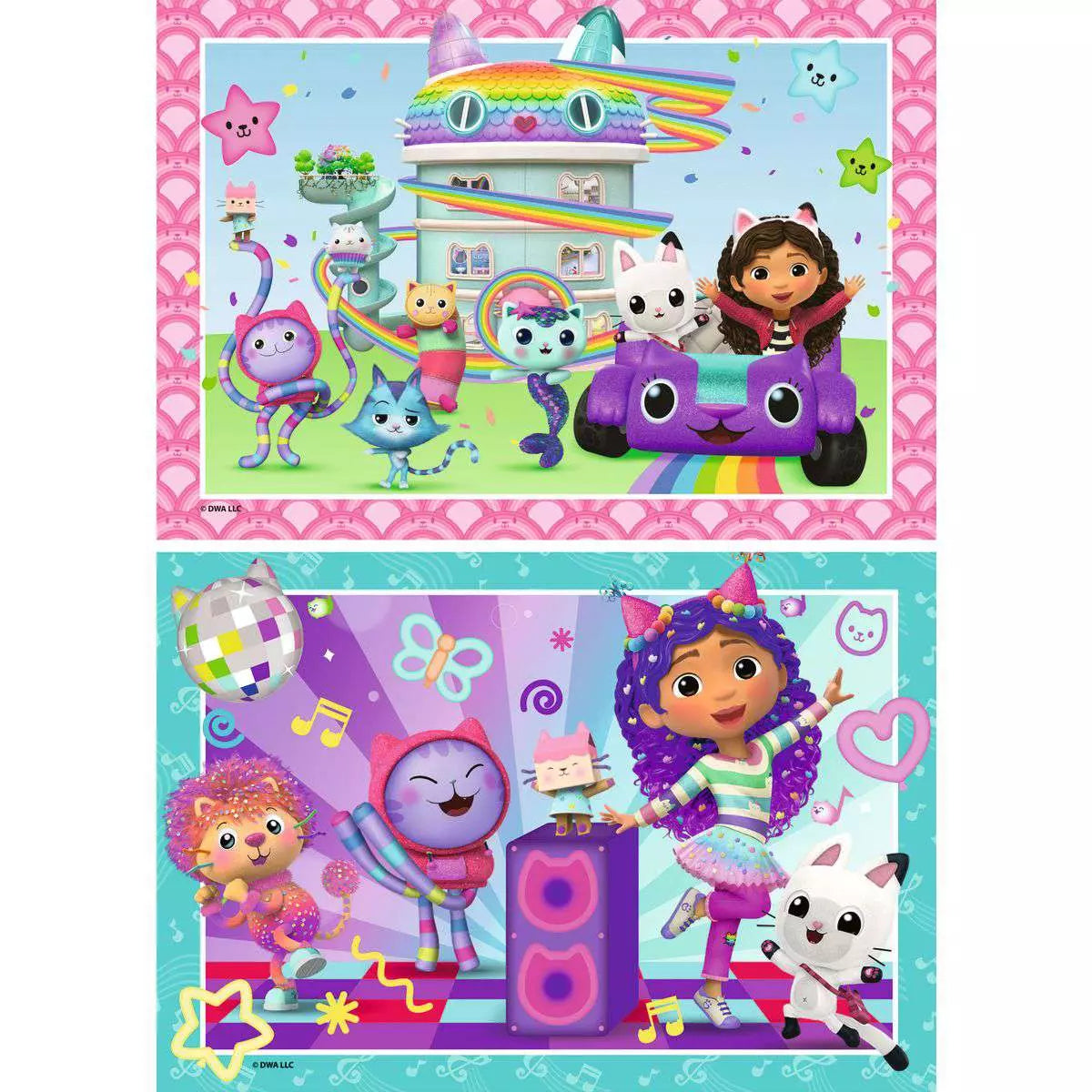 Gabby's Dollhouse 2x24 Piece Jigsaw Puzzle by Ravensburger
