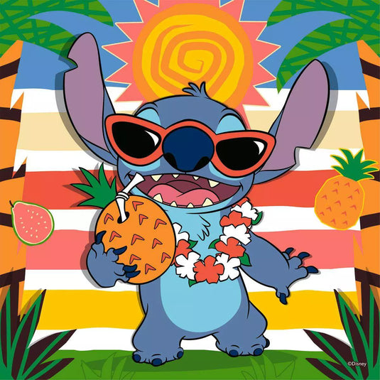 Disney Stitch Aloha! 3x49 Piece Jigsaw Puzzle by Ravensburger - 4