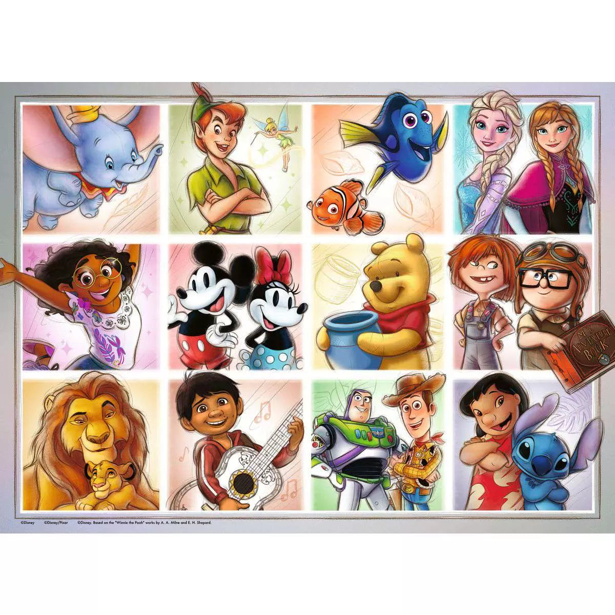 Disney Multicharacter 100 Piece Jigsaw Puzzle by Ravensburger