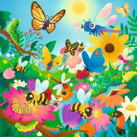Bugs, Bugs, Bugs 3x49 Piece Jigsaw Puzzle by Ravensburger - 2