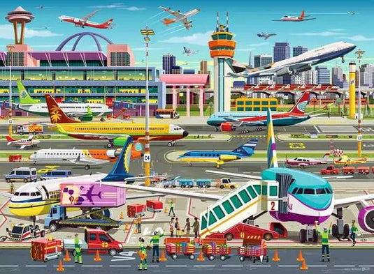 Airport Central 150 Piece Jigsaw Puzzle by Ravensburger - 2