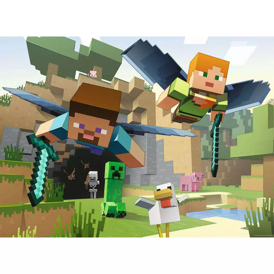 Minecraft Adventures 200 Piece Jigsaw Puzzle by Ravensburger - 2