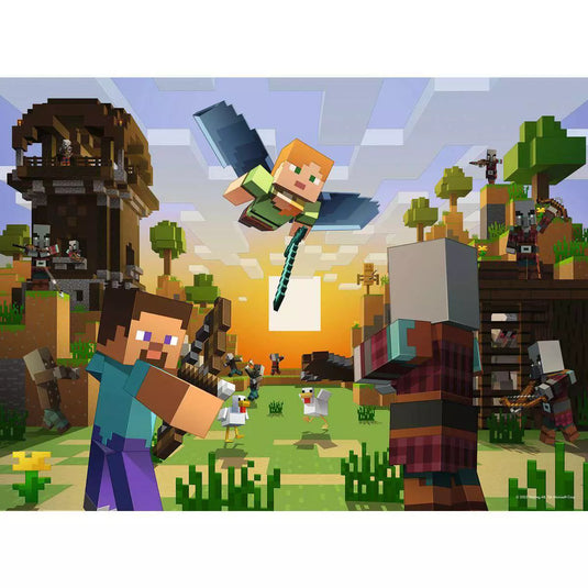 Minecraft 150 Piece Jigsaw Puzzle by Ravensburger - 2