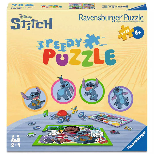 Speedy Puzzle Stitch 4x 35 Piece Jigsaw Puzzle by Ravensburger