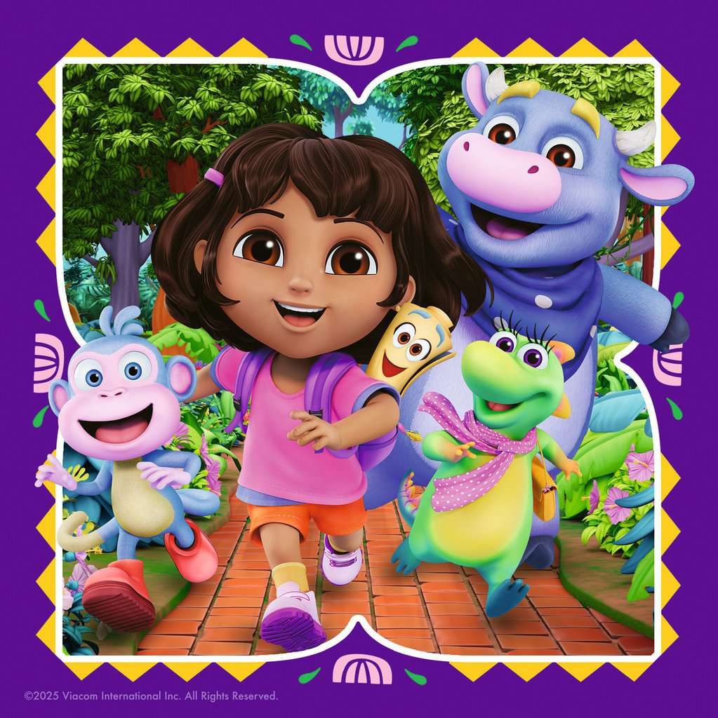 Dora the Explorer 3x49 Piece Jigsaw Puzzle by Ravensburger