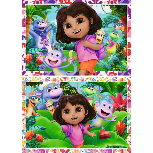 Dora the Explorer 2x24 Piece Jigsaw Puzzle by Ravensburger - 2