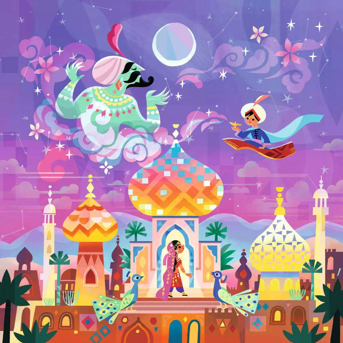 Aladdin and the Wonderful Lamp 64 Piece Jigsaw Puzzle by Ravensburger