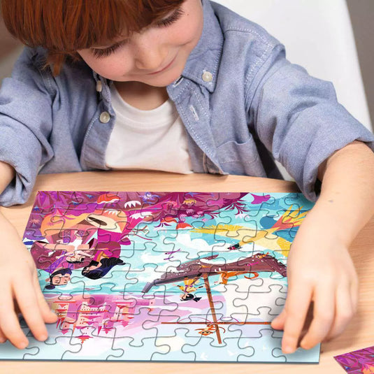 Momotarō, the Peach Boy 64 Piece Jigsaw Puzzle by Ravensburger