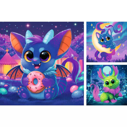 Little Demons 3x 49 Piece Jigsaw Puzzle by Ravensburger