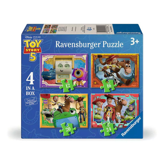 Toy Story 5 - 4 In A Box 12/16/20/ 24 Piece Jigsaw Puzzle by Ravensburger