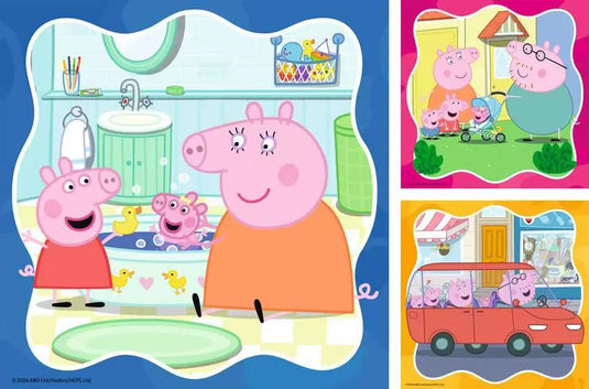 Peppa Pig 3x49 Piece Jigsaw Puzzle by Ravensburger