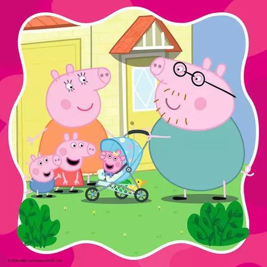 Peppa Pig 3x49 Piece Jigsaw Puzzle by Ravensburger