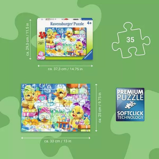 Scrub a Dub Duckies 35 Piece Jigsaw Puzzle by Ravensburger
