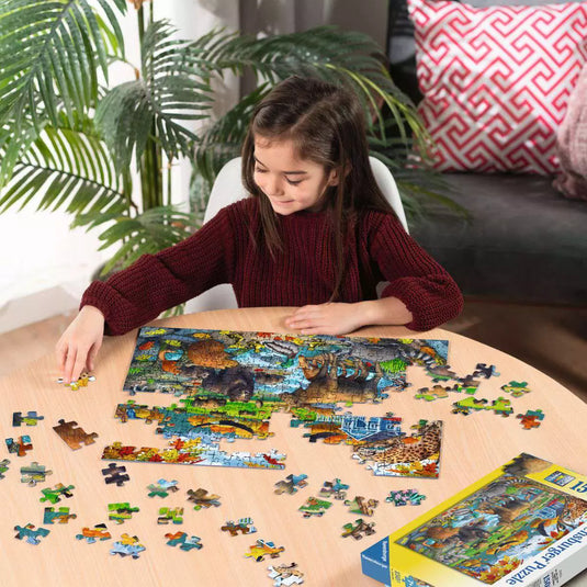 Wildlife Gathering 150 Piece Jigsaw Puzzle by Ravensburger