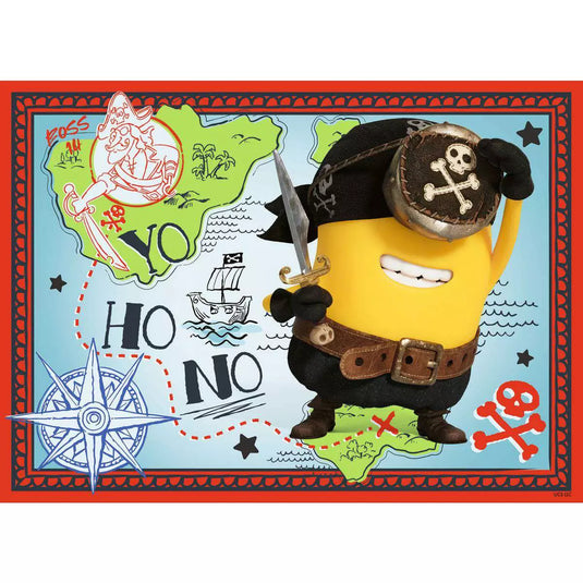 Minions 3 Ooops 4x 100 Piece Jigsaw Puzzle by Ravensburger